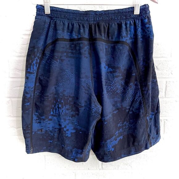 Lululemon Pace Breaker Shorts 9” Tour De Force Jet Stream Black Size Medium - Picture 2 of 5